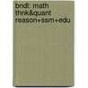 Bndl: Math Thnk&Quant Reason+Ssm+Edu by Richard N. Aufmann