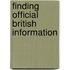 Finding Official British Information