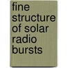 Fine Structure Of Solar Radio Bursts door Gennady Pavlovich Chernov