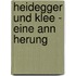 Heidegger Und Klee - Eine Ann Herung