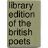 Library Edition Of The British Poets