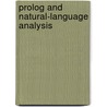 Prolog And Natural-Language Analysis by Fernando Pereira