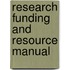 Research Funding and Resource Manual