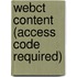 Webct Content (Access Code Required)