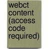 Webct Content (Access Code Required) door Bacon/