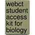 Webct Student Access Kit For Biology