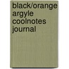 Black/Orange Argyle Coolnotes Journal door teNeues stationary