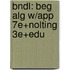 Bndl: Beg Alg W/App 7e+Nolting 3e+Edu