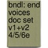 Bndl: End Voices Doc Set V1+V2 4/5/6e