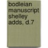 Bodleian Manuscript Shelley Adds, D.7