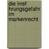 Die Irref Hrungsgefahr Im Markenrecht