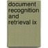 Document Recognition And Retrieval Ix