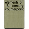 Elements Of 18Th Century Counterpoint door William Andrews