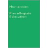 Humanities In Precollegiate Education by Sue C. Delaune