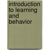 Introduction To Learning And Behavior by Cram101 Textbook Reviews