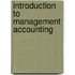 Introduction To Management Accounting