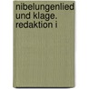 Nibelungenlied und Klage. Redaktion I door Walter Kofler