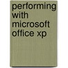 Performing With  Microsoft  Office Xp door Jean-Jacques Ed. Blanc