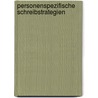 Personenspezifische Schreibstrategien by Marianne Falck