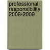 Professional Responsibility 2008-2009 door Ronald D. Rotunda