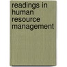 Readings In Human Resource Management by Raymond Andrew Noe