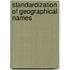 Standardization Of Geographical Names