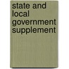 State And Local Government Supplement door Sir James Wilson