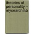 Theories of Personality + Mysearchlab