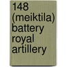 148 (Meiktila) Battery Royal Artillery by John McBrewster