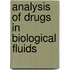 Analysis Of Drugs In Biological Fluids