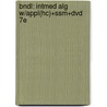 Bndl: Intmed Alg W/Appl(Hc)+Ssm+Dvd 7e by Richard N. Aufmann
