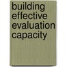 Building Effective Evaluation Capacity door Onbekend