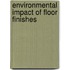 Environmental Impact Of Floor Finishes