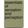 Essentials Of Sensation And Perception door George Mather