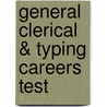 General Clerical & Typing Careers Test door Jack Rudman