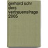 Gerhard Schr Ders Vertrauensfrage 2005