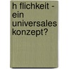 H Flichkeit - Ein Universales Konzept? door Katharina Muders