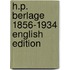 H.P. Berlage 1856-1934 English Edition