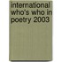 International Who's Who in Poetry 2003