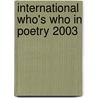 International Who's Who in Poetry 2003 by Eur