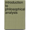 Introduction To Philosophical Analysis door James Burnham
