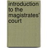 Introduction to the Magistrates' Court door Winston Gordon