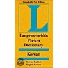Korean Langenscheidt Pocket Dictionary door Langenscheidt