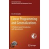 Linear Programming And Generalizations by Eric V. Denardo