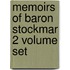 Memoirs Of Baron Stockmar 2 Volume Set