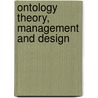 Ontology Theory, Management And Design door Wassim Jaziri