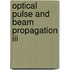 Optical Pulse And Beam Propagation Iii