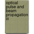 Optical Pulse And Beam Propagation Iii