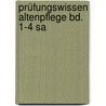Prüfungswissen Altenpflege Bd. 1-4 Sa by Elfriederrer-Merk