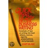 Quick Tips For Better Business Writing door Gary Blake